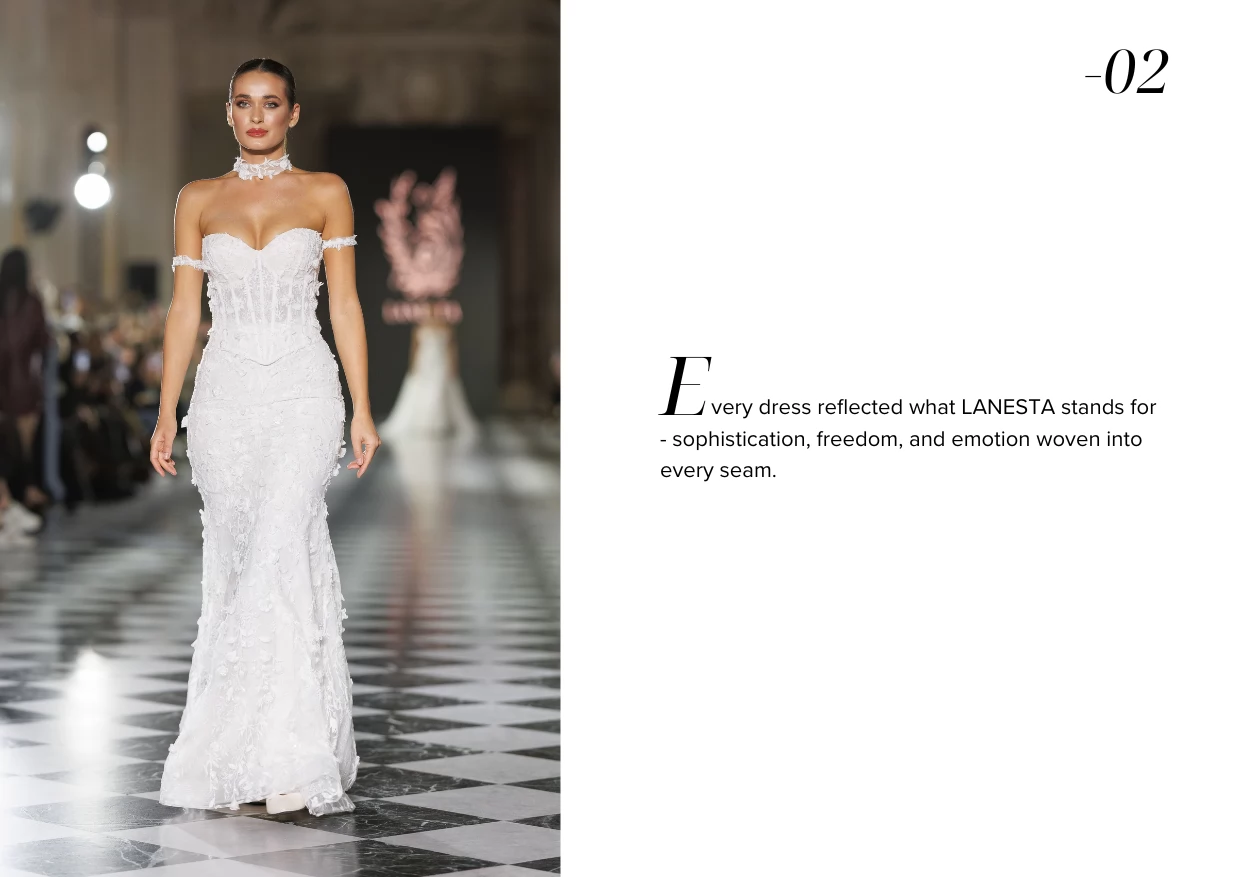LANESTA on the runway in Turin, Italy - photo 3