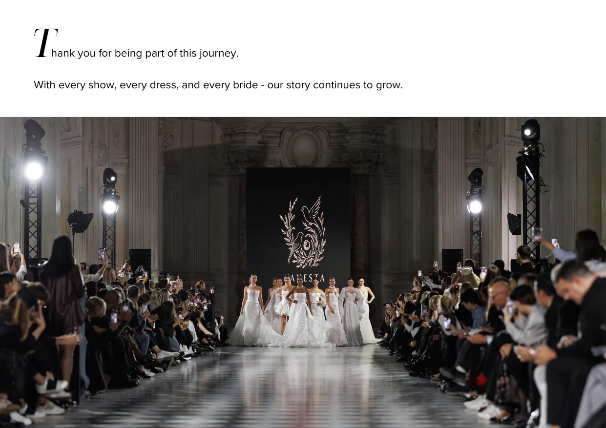 LANESTA on the runway in Turin, Italy - photo 5
